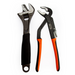 Bahco ERGO 2 Piece Plumber's Set 9072P Adjustable Wrench & 8224 Multi Grips - 9873