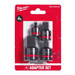Milwaukee 4932480356 SHOCKWAVE Impact Duty Impact Socket Square Adaptor Set x4 Pcs
