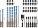 Bosch 2608522518 PRO Impact Screwdriving and Multiconstruction Drilling Mixed Set, 35 pcs 2608522518