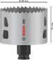 Bosch PRO Multi Material 68 mm PC Plus Hole Saw - 2608594398