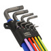 Bahco C1997LM/9P Metric Long Ball End Coloured Hex L-Key Set, 9 Piece