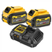 Dewalt 2 x DCB546 54V XR Flexvolt 6.0Ah Batteries + DCB116 XR Fast Charger