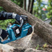 Makita DUC353PT2 36V (Twin 18V) LXT Cordless Chainsaw – 35cm Bar, 2x 5.0Ah Batteries & Carry Bag