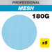 Trend AB/125/180P - 125mm 180G Pro Mesh Random Orbital Sanding Disc, 5 Pack