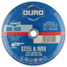 DURO 230mm  9" x 1.9mm Steel & Inox Flat Cutting Discs x 5