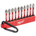 Milwaukee SHOCKWAVE Impact Duty Screwdriver Carabiner Bit Set x10 (4932492939)