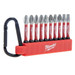 Milwaukee SHOCKWAVE Impact Duty Screwdriver Carabiner Bit Set x10 (4932492939)