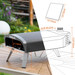Mimiuo Outdoor Gas Pizza Oven With Pizza Stone, Peel & UK Regulator, G-Oven, Black