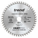 Trend CSB/16048 CraftPro 160mm 48T Circular Saw Blade 20mm Bore for General Purpose and Fine Finish Cutting