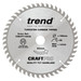 Trend CSB/PT16548 CraftPro 165mm 48T Circular Saw Blade 20mm Bore for General Purpose and Fine Finish Cutting