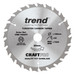 Trend 165mm Craft Saw Blades for all Finishes Pack of 3 CSB/165/3PK/B