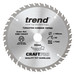 Trend 165mm Craft Saw Blades for all Finishes Pack of 3 CSB/165/3PK/B