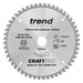 Trend CSB/AP16052 CraftPro 160mm 52T Circular Saw Blade 20mm Bore for Aluminium and Non-Ferrous Cutting