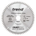 Trend CSB/AP21664 CraftPro 216mm 64T Circular Saw Blade 30mm Bore for Aluminium and Non-Ferrous Cutting