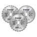 Trend 165mm Craft Saw Blade 3 Pack with 24 & 40T CSB/165/3PK/C
