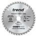 Trend 165mm Craft Saw Blade 3 Pack with 24 & 40T CSB/165/3PK/C