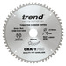 Trend CSB/CC21660 CraftPro 216mm 60T Circular Saw Blade 30mm Bore for Fine Finish Cutting