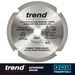 Trend PCD/FSB/1654 PCD Fibreboard 165mm 4T Circular Saw Blade 20mm Bore for Fibre Cement and Abrasive Board Cutting