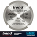 Trend PCD/FSB/1654 PCD Fibreboard 165mm 4T Circular Saw Blade 20mm Bore for Fibre Cement and Abrasive Board Cutting