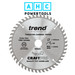 Trend CSB/16048A CraftPro 160mm 48T Circular Saw Blade 20mm Bore for General Purpose and Fine Finish Cutting