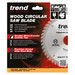 Trend CSB/16548T CraftPro 165mm 16548T Circular Saw Blade for Fine Finish Cutting