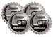 4 X Makita B-09167 Circular Saw Blade 165 x 20 x 24T DSS610/BSS611