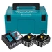 Makita 18v LXT Power Source Kit Inc 2 x BL1830B 3.0Ah Batteries, 1x DC18RC Charger & Makpac Carry Case