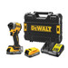 DeWalt DCF850E2T-GB 18V XR Brushless Compact Impact Driver 205Nm with 2 x POWERSTACK Batteries, Charger & TSTAK Case