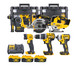 DeWalt DCK690P3T-GB 18V XR 6 Piece Brushless Power Tool Kit with 3x 5.0Ah Batteries