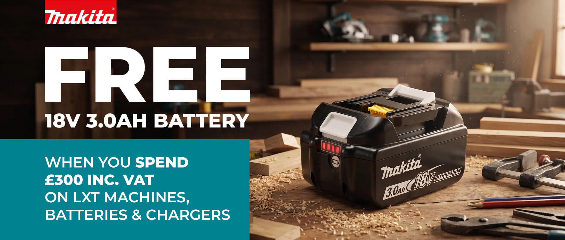 Free Makita Battery