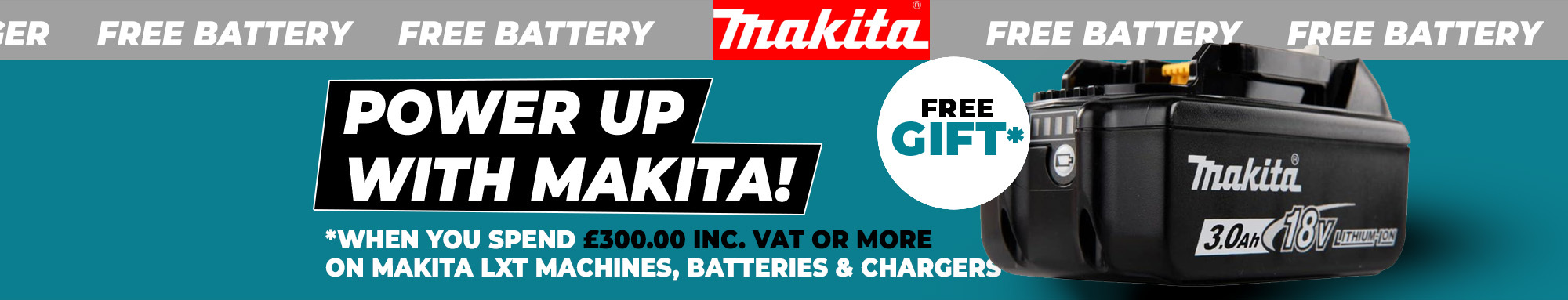 Free Makita Battery