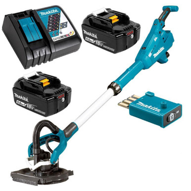 Makita DSL800ZU 18V LXT Brushless Drywall Sander Kit 2 X 18v 5.0AH