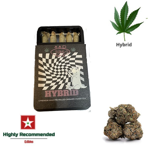 CANDY KUSH PRE-ROLLED JOINTS 5 x 0.7 Hybrid THC: 27.05%  GRADE AAAA