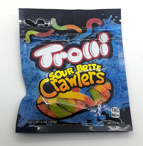 SOUR BRITE CRAWLERS - ASSORTED FLAVOURS (600Mg THC) front