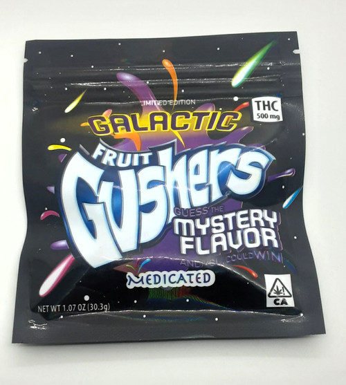 GALATIC FRUIT GUSHERS - MYSTERY FLAVOR (500mg THC) front