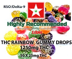 1250mg thc gummy drops edible