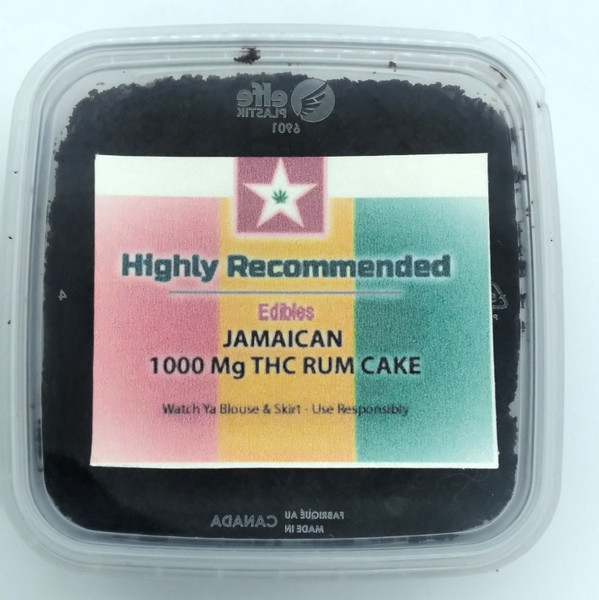 Jamaican thc rum cake 1000mg thc edible