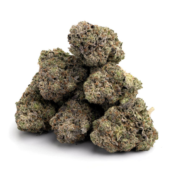 pink gas mask oz special hybrid cannabis flower 28% THC