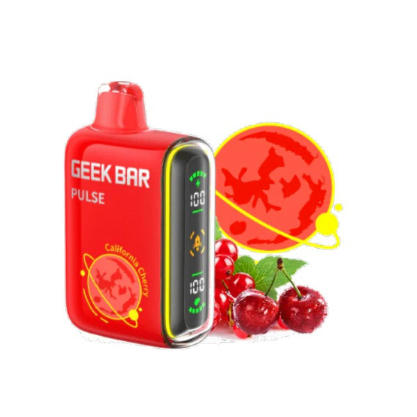 GEEK BAR PULSE DISPOSABLE VAPE - CALIFORNIA CHERRY FLAVOUR