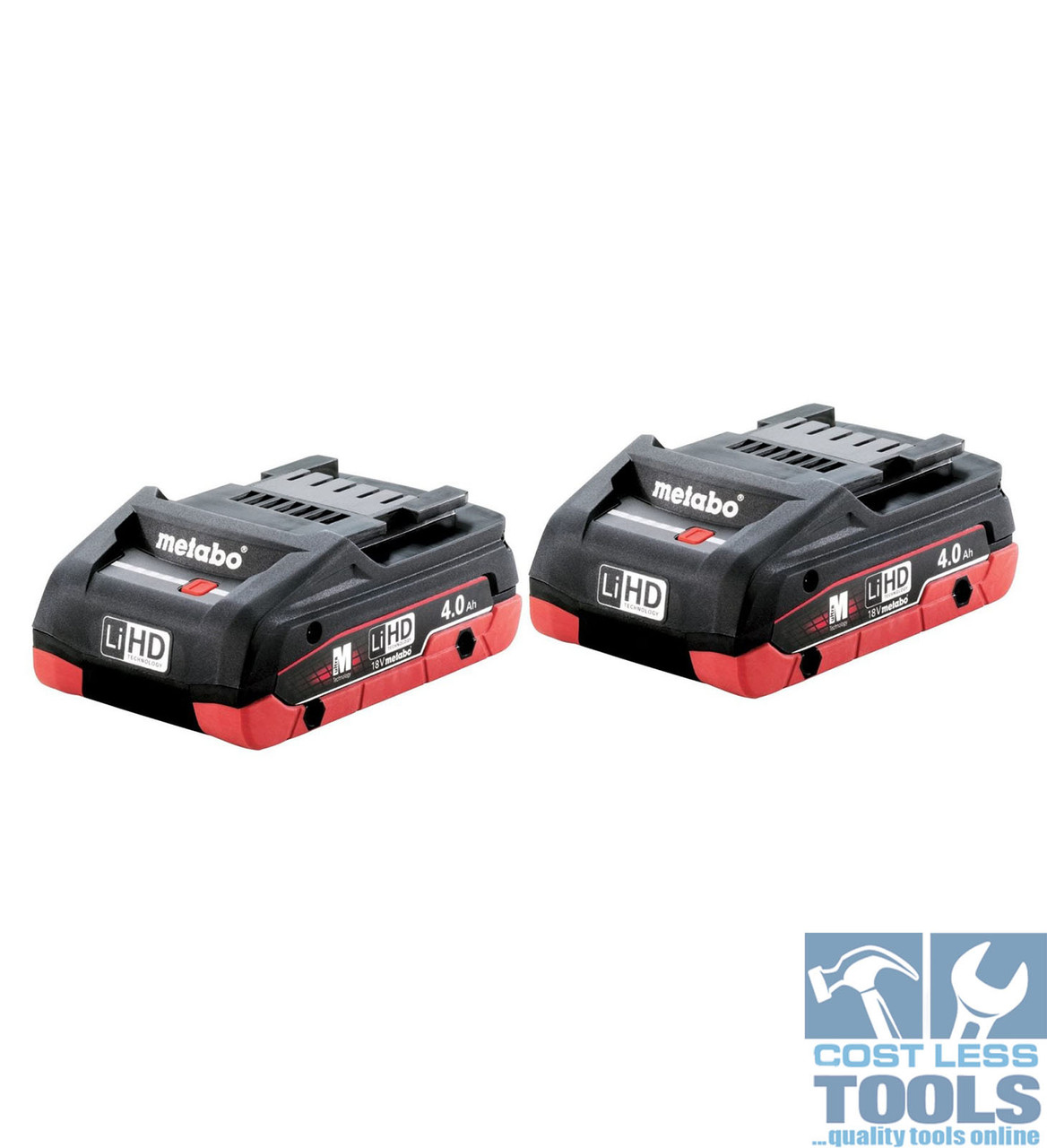 Metabo 18V 4.0Ah LiHD Twin Battery Pack AU32102400 Cost Less Tools