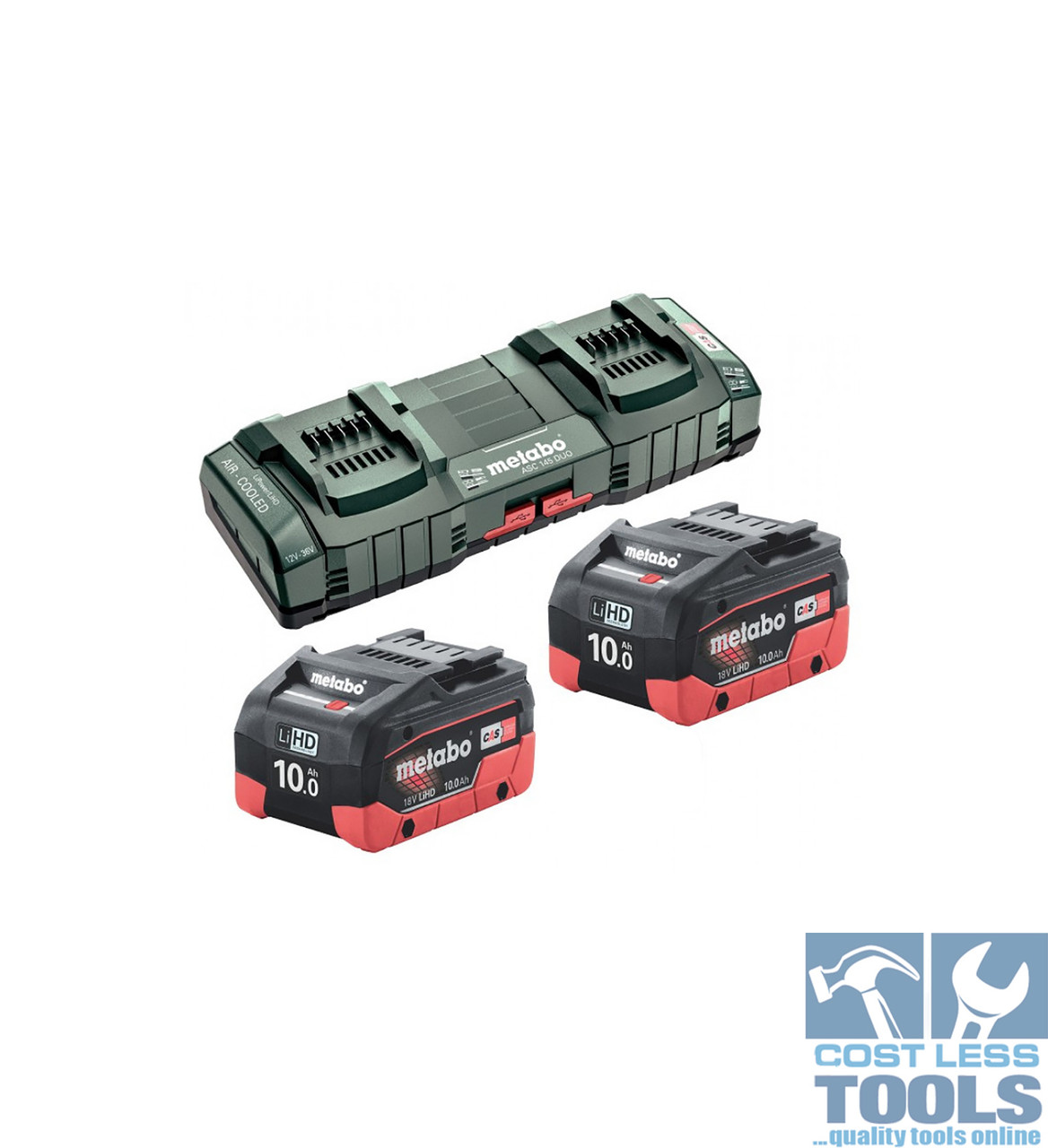 Metabo 18V LiHD Battery Superfast Charger Duo Kit AU62749810