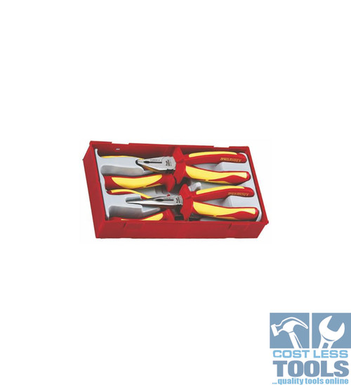 Teng 4 Piece Insulated 1000V Plier Set - TTV440