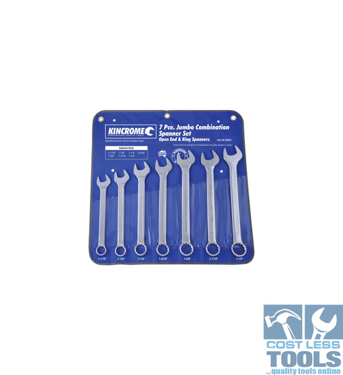 Kincrome 7 Piece Imperial Jumbo Combination Spanner Set