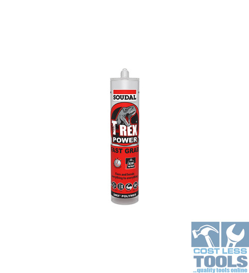 Soudal T-Rex Power Bond Fast Grab Bright White 290ml