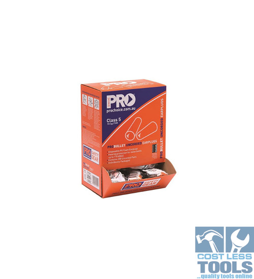 ProChoice Probullet Disposable Uncorded Earplugs 200 Pack - EPOU