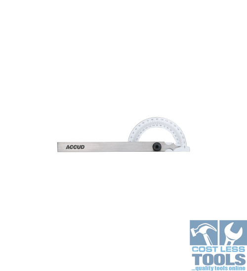 Accud 180° Protractor & 150mm Combination Square | AC-812-005-01