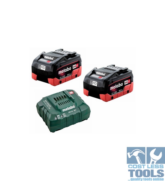 Metabo 18V 8.0Ah LiHD Battery / Charger Starter Kit - AU32100800