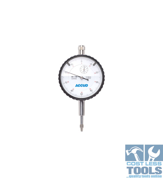 Accud 10mm Jeweled Bearing Dial Indicator | AC-222-010-11