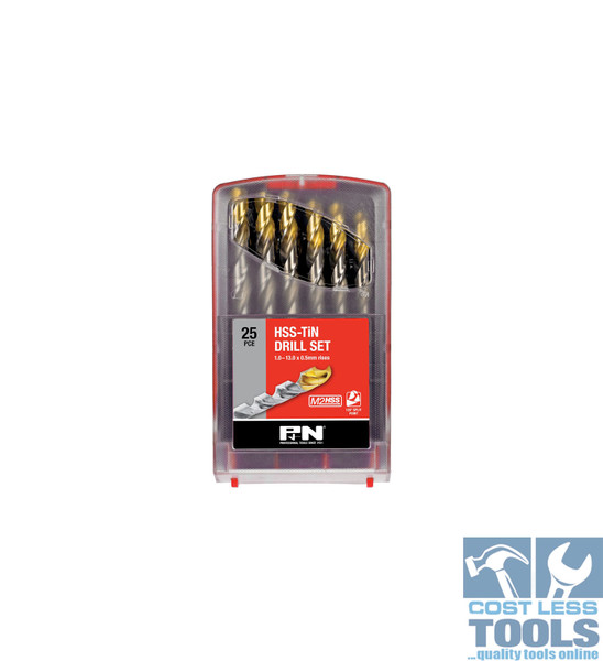 P & N by Sutton 25 Piece HSS-TiN Metric Drill Set - 150B0WS3M