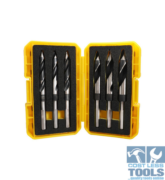 Alpha Onsite+ 6pce Reduced Shank Drill Tuffbox Pro Set - SM6STRTP-B